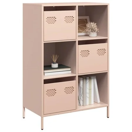 Aparador de acero rosa 68x39x103,5 cm de , Aparadores - Ref: Foro24-851407, Precio: 119,38 €, Descuento: %