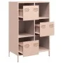 Aparador de acero rosa 68x39x103,5 cm de , Aparadores - Ref: Foro24-851407, Precio: 119,38 €, Descuento: %