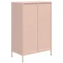Aparador de acero rosa 68x39x103,5 cm de , Aparadores - Ref: Foro24-851407, Precio: 119,38 €, Descuento: %