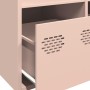 Aparador de acero rosa 68x39x103,5 cm de , Aparadores - Ref: Foro24-851407, Precio: 121,48 €, Descuento: %