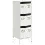Aparador de acero blanco 39x35x103,5 cm de , Aparadores - Ref: Foro24-851405, Precio: 128,31 €, Descuento: %