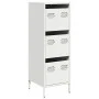 Aparador de acero blanco 39x35x103,5 cm de , Aparadores - Ref: Foro24-851405, Precio: 126,48 €, Descuento: %