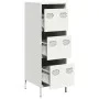 Aparador de acero blanco 39x35x103,5 cm de , Aparadores - Ref: Foro24-851405, Precio: 126,48 €, Descuento: %