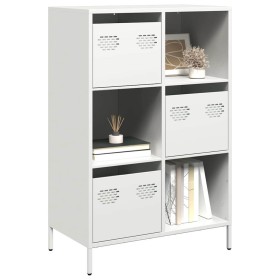 Aparador de acero blanco 68x39x103,5 cm de , Aparadores - Ref: Foro24-851411, Precio: 120,47 €, Descuento: %