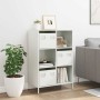 Aparador de acero blanco 68x39x103,5 cm de , Aparadores - Ref: Foro24-851411, Precio: 120,47 €, Descuento: %