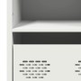 Aparador de acero blanco 68x39x103,5 cm de , Aparadores - Ref: Foro24-851411, Precio: 120,47 €, Descuento: %