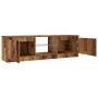 Mueble TV luces LED madera ingeniería envejecida 120x30x36 cm de , Muebles TV - Ref: Foro24-856347, Precio: 62,86 €, Descuent...