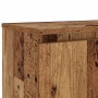 Mueble TV luces LED madera ingeniería envejecida 120x30x36 cm de , Muebles TV - Ref: Foro24-856347, Precio: 62,86 €, Descuent...
