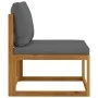 Juego de muebles jardín 6 pzas con cojines madera maciza acacia de vidaXL, Conjuntos de jardín - Ref: Foro24-3057624, Precio:...