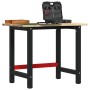 Banco de trabajo madera maciza de roble 100x60x81,5 cm de , Mesas de trabajo - Ref: Foro24-3309670, Precio: 164,63 €, Descuen...