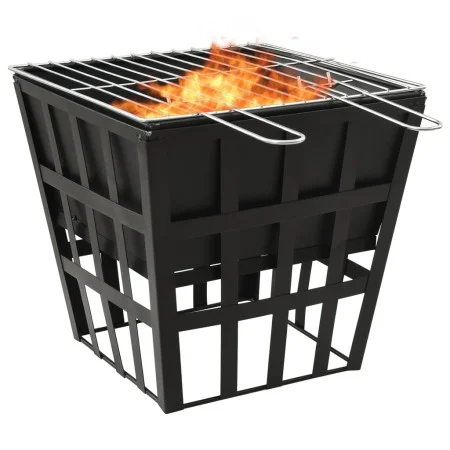 Brasero y barbacoa 2 en 1 de acero 34x34x48 cm de vidaXL, Chimeneas - Ref: Foro24-315089, Precio: 56,23 €, Descuento: %