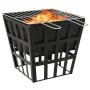 Brasero y barbacoa 2 en 1 de acero 34x34x48 cm de vidaXL, Chimeneas - Ref: Foro24-315089, Precio: 56,23 €, Descuento: %