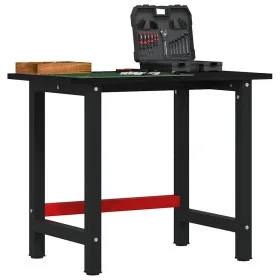 Banco de trabajo madera de roble marrón oscuro 100x60x81,5 cm by , Work tables - Ref: Foro24-3309672, Price: 153,43 €, Discou...