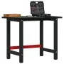 Banco de trabajo madera de roble marrón oscuro 100x60x81,5 cm de , Mesas de trabajo - Ref: Foro24-3309672, Precio: 153,43 €, ...