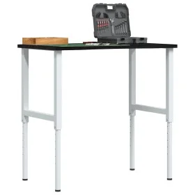 Banco de trabajo madera roble marrón oscuro 100x60x(71,5-98) cm by , Work tables - Ref: Foro24-3309721, Price: 128,95 €, Disc...