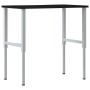 Banco de trabajo madera roble marrón oscuro 100x60x(71,5-98) cm de , Mesas de trabajo - Ref: Foro24-3309721, Precio: 130,98 €...