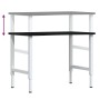 Banco de trabajo madera roble marrón oscuro 100x60x(71,5-98) cm de , Mesas de trabajo - Ref: Foro24-3309721, Precio: 130,98 €...