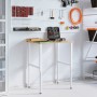 Banco de trabajo madera maciza de roble 80x60x(71,5-98) cm de , Mesas de trabajo - Ref: Foro24-3309716, Precio: 118,51 €, Des...