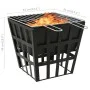 Brasero y barbacoa 2 en 1 de acero 34x34x48 cm de vidaXL, Chimeneas - Ref: Foro24-315089, Precio: 56,23 €, Descuento: %