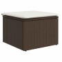 Set de sofás de jardín 9 pzas y cojines ratán sintético marrón de , Conjuntos de jardín - Ref: Foro24-3326374, Precio: 600,24...