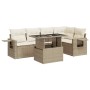 Juego de sofás jardín con cojines 6 pzas ratán sintético beige de , Conjuntos de jardín - Ref: Foro24-3326479, Precio: 520,84...