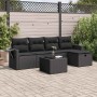 Set de sofás de jardín 6 piezas y cojines ratán sintético negro de , Conjuntos de jardín - Ref: Foro24-3325471, Precio: 397,9...