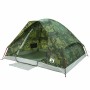 Tienda campaña familiar iglú 6 personas impermeable camuflaje de , Tiendas de campaña - Ref: Foro24-4009647, Precio: 137,96 €...