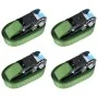 Ratchet tie down straps 4 units green 800 daN 6 m by vidaXL, Tie down straps - Ref: Foro24-148893, Price: 19,75 €, Discount: %