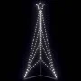 Árbol de Navidad LED 483 LEDs blanco frío 240 cm de , Arboles de navidad - Ref: Foro24-4016413, Precio: 41,08 €, Descuento: %