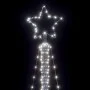 Árbol de Navidad LED 483 LEDs blanco frío 240 cm de , Arboles de navidad - Ref: Foro24-4016413, Precio: 41,08 €, Descuento: %