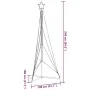 Árbol de Navidad LED 483 LEDs blanco frío 240 cm de , Arboles de navidad - Ref: Foro24-4016413, Precio: 41,08 €, Descuento: %