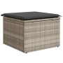 Set de sofás de jardín 7 pzas con cojines ratán PE gris claro de , Conjuntos de jardín - Ref: Foro24-3326673, Precio: 522,53 ...