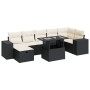 Set de muebles de jardín 5 pzas y cojines ratán sintético negro de , Conjuntos de jardín - Ref: Foro24-3327946, Precio: 530,5...