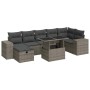 Juego de sofás jardín con cojines 5 pzas ratán sintético gris de , Conjuntos de jardín - Ref: Foro24-3327950, Precio: 559,53 ...