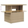 Set sofás jardín y cojines 9 pzas ratán sintético acacia beige de , Conjuntos de jardín - Ref: Foro24-3327990, Precio: 612,85...