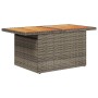 Set sofás jardín y cojines 5 pzas ratán sintético acacia gris de , Conjuntos de jardín - Ref: Foro24-3328068, Precio: 560,11 ...