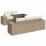 Juego de sofás jardín con cojines 6 pzas ratán sintético beige de , Conjuntos de jardín - Ref: Foro24-3326729, Precio: 572,50...