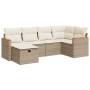 Juego de sofás jardín con cojines 6 pzas ratán sintético beige de , Conjuntos de jardín - Ref: Foro24-3325915, Precio: 451,28...