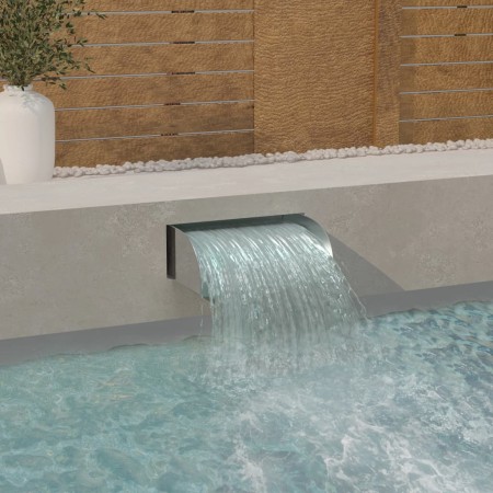 Cascada de jardín acero inoxidable 304 45x34x14 cm de vidaXL, Fuentes y cascadas - Ref: Foro24-148877, Precio: 65,46 €, Descu...