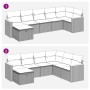 Set sofás de jardín 7 piezas y cojines ratán sintético beige de , Conjuntos de jardín - Ref: Foro24-3325929, Precio: 466,14 €...