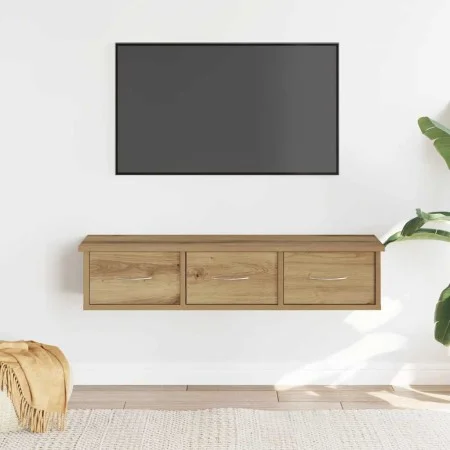 Armario de pared madera ingeniería roble artisan 88x26x18,5 cm de , Estantes y estanterías - Ref: Foro24-855861, Precio: 60,6...