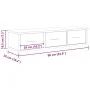 Armario de pared madera ingeniería roble artisan 88x26x18,5 cm de , Estantes y estanterías - Ref: Foro24-855861, Precio: 60,6...