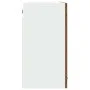 Armario colgante vidrio madera ingeniería envejecida 80x31x60cm de , Armarios de cocina - Ref: Foro24-856119, Precio: 68,59 €...