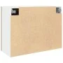 Armario colgante vidrio madera ingeniería envejecida 80x31x60cm de , Armarios de cocina - Ref: Foro24-856119, Precio: 68,59 €...
