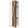 Mueble de frigorífico madera ingeniería envejecida 60x57x207 cm de , Armarios de cocina - Ref: Foro24-856125, Precio: 180,47 ...