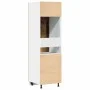 Mueble de frigorífico madera ingeniería envejecida 60x57x207 cm de , Armarios de cocina - Ref: Foro24-856125, Precio: 180,47 ...