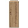 Mesa consola madera de ingeniería roble artesanal 78x30x80 cm de , Mesas auxiliares - Ref: Foro24-856621, Precio: 47,99 €, De...