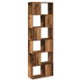 Estantería/divisor de espacios madera envejecida 60x24x186 cm de , Librerías y estanterías - Ref: Foro24-856730, Precio: 81,6...