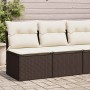 Set sofás jardín y cojines 2 pzas ratán sintético acacia marrón de , Conjuntos de jardín - Ref: Foro24-3325239, Precio: 104,5...