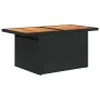 Set sofás jardín y cojines 9 pzas ratán sintético acacia negro by , Garden sets - Ref: Foro24-3328042, Price: 632,66 €, Disco...